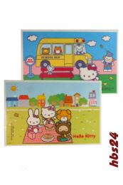 Tortenaufleger Hello Kitty Picknick + Schulbus Motiv Set - hbs24